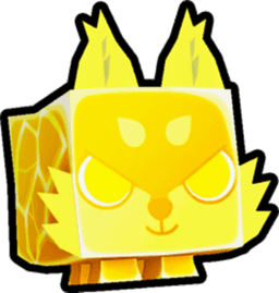 Golden Nuclear Wolf Pet