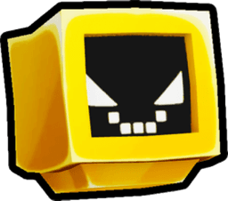 Shiny Golden Evil Computer Pet