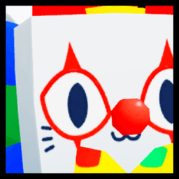 Shiny Rainbow Huge Clown Cat Pet