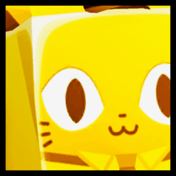 Shiny Golden Huge Police Cat Pet