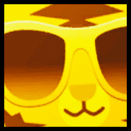Golden Titanic Party Tiger Pet