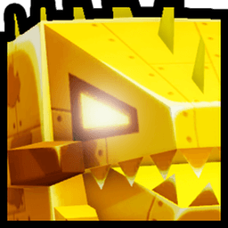 Shiny Golden Huge Mech Dino Pet