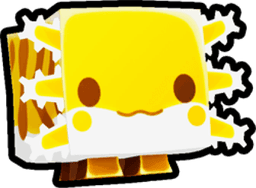 Golden Lumi Axolotl Pet