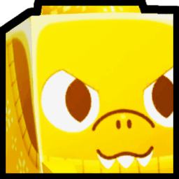 Shiny Golden Huge Jolly Dino Pet