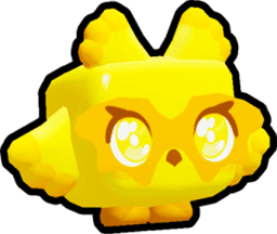 Shiny Golden Masked Owl Pet