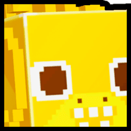 Shiny Golden Huge Pixel Shark Pet