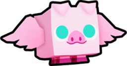 Rainbow Flying Piggy Pet