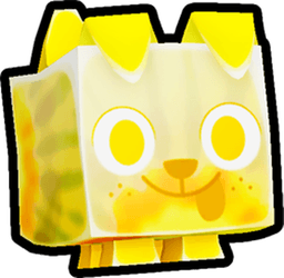 Shiny Golden Tiedye Dog Pet