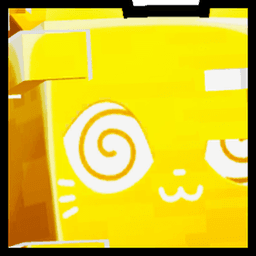 Shiny Golden Huge Glitched Cat Pet