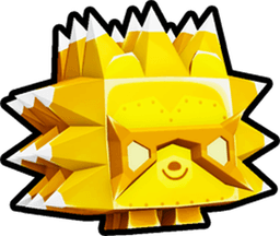 Shiny Golden Forged Hedgehog Pet