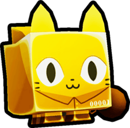 Shiny Golden Prison Cat Pet