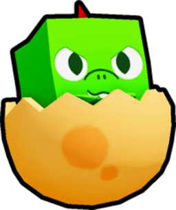 Rainbow Egg Dino Pet