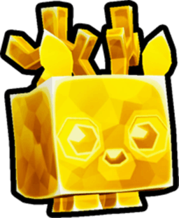 Shiny Golden Crystal Deer Pet