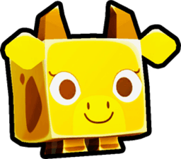 Shiny Golden Cow Pet