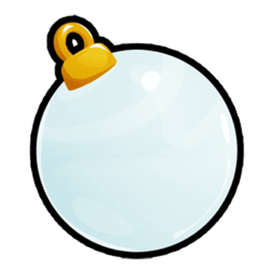 Silver Christmas Ornament