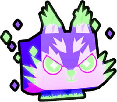 Neon Twilight Wolf