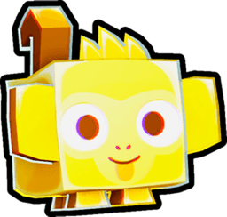Golden Anaglyph Monkey Pet