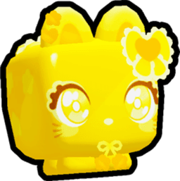 Golden Kawaii Cat Pet