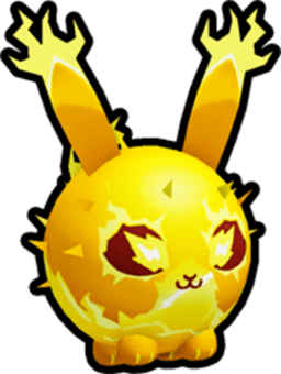 Golden Electric Bunny Ball Pet