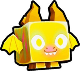 Shiny Golden Colorful Dragon Pet