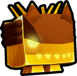 Shiny Golden Alien Parasite Pet
