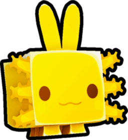 Shiny Golden Easter Axolotl Pet