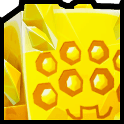 Golden Huge Crystal Spider Pet