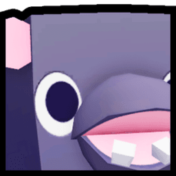 Shiny Rainbow Huge Hippo Pet