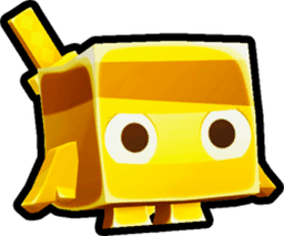 Shiny Golden Ninja Maskot Pet