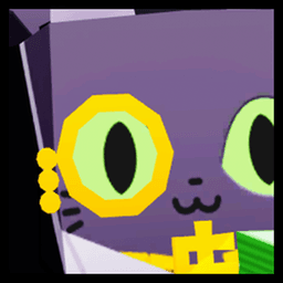 Shiny Rainbow Huge Rich Cat Pet