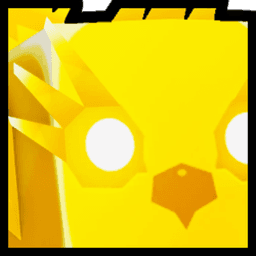 Golden Huge Evolved Icy Phoenix Pet