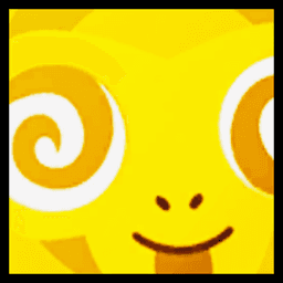 Shiny Golden Titanic Hypnotic Monkey Pet