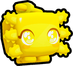 Shiny Golden Ninja Axolotl Pet