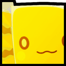 Shiny Golden Huge Ghost Axolotl Pet