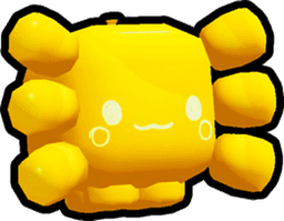 Golden Balloon Axolotl Pet