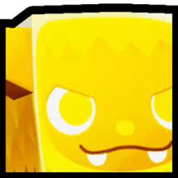 Golden Huge Angry Yeti Pet