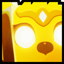 Shiny Golden Huge Sapphire Phoenix Pet