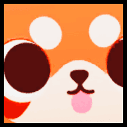 Shiny Rainbow Titanic Red Panda Pet