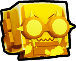 Golden Cyberpunk Ghost Pet