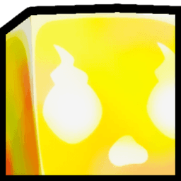 Shiny Golden Huge Colorful Wisp Pet