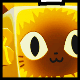 Shiny Golden Huge Demolition Cat Pet