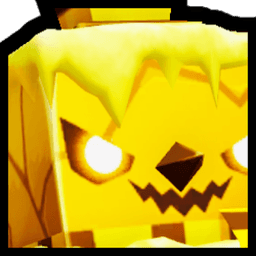 Golden Huge Evil Snowman Pet