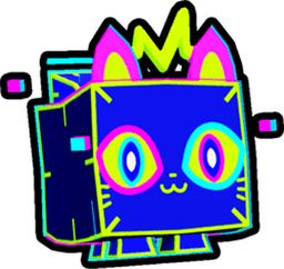 Holographic Cat Pet