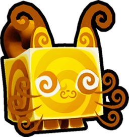 Golden Hypnotic Cat Pet