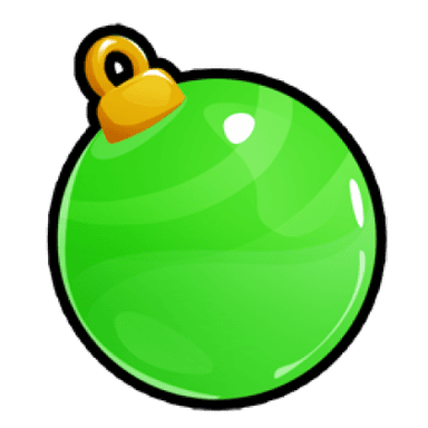 Green Christmas Ornament