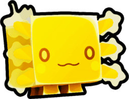 Shiny Golden Ghost Axolotl Pet