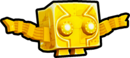 Shiny Golden Forged Robot Pet