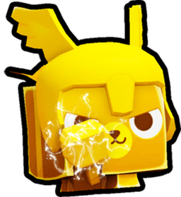 Shiny Golden Thunder Bear Pet