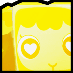 Shiny Golden Huge Love Lamb Pet