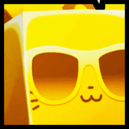 Shiny Golden Huge Party Cat Pet